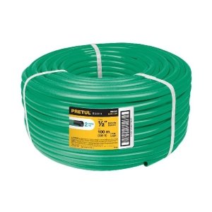 Metro de manguera 1/2' 2 capas en rollo de 100 m, Pretul 25035