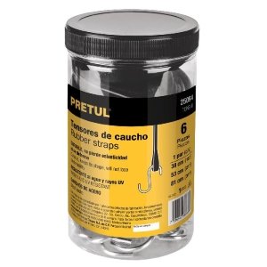 Juego de 6 tensores elásticos, Pretul 25094