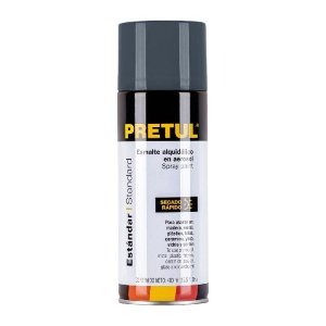 Pintura en aerosol, gris primario, 400ml,Pretul 27002