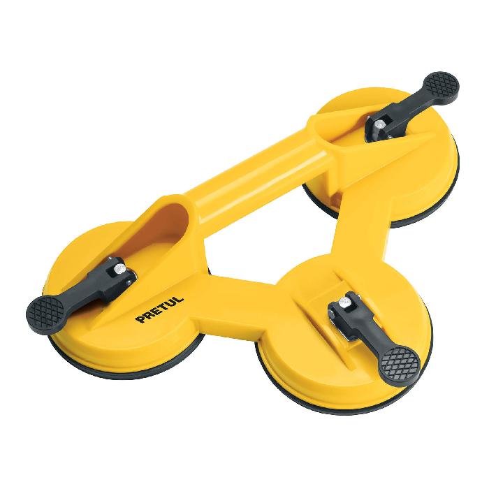 28028.jpg Ventosa de plástico para vidrio, 3 copas de succión, Pretul 28028 - Image 1