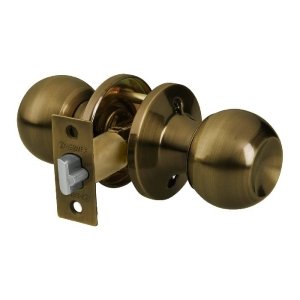 Cerradura esfera tubular, entrada, antiguo, blíster, Basic 28068