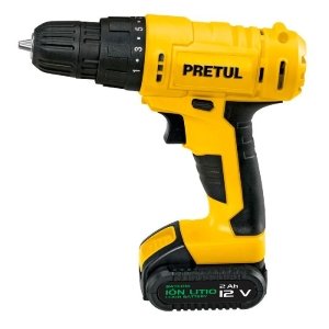 Taladro inalámbrico 3/8', 12 V, Pretul 29975