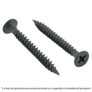 Bolsa con 100 pijas #6 x 1' multiusos cuerda cerrada, Fiero 40057