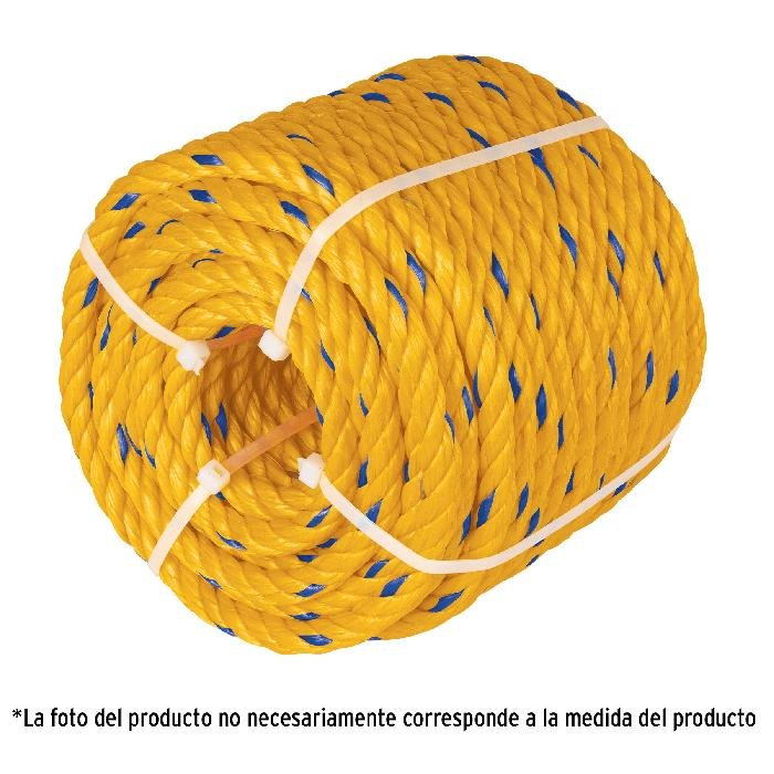 40096.jpg Metro de cuerda amarilla de 11 mm en rollo de 18 m, Fiero 40096 - Image 1
