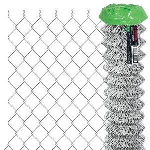 Rollo malla ciclónica cal.11, 1.5x20m, abertura 69mm, 46kg