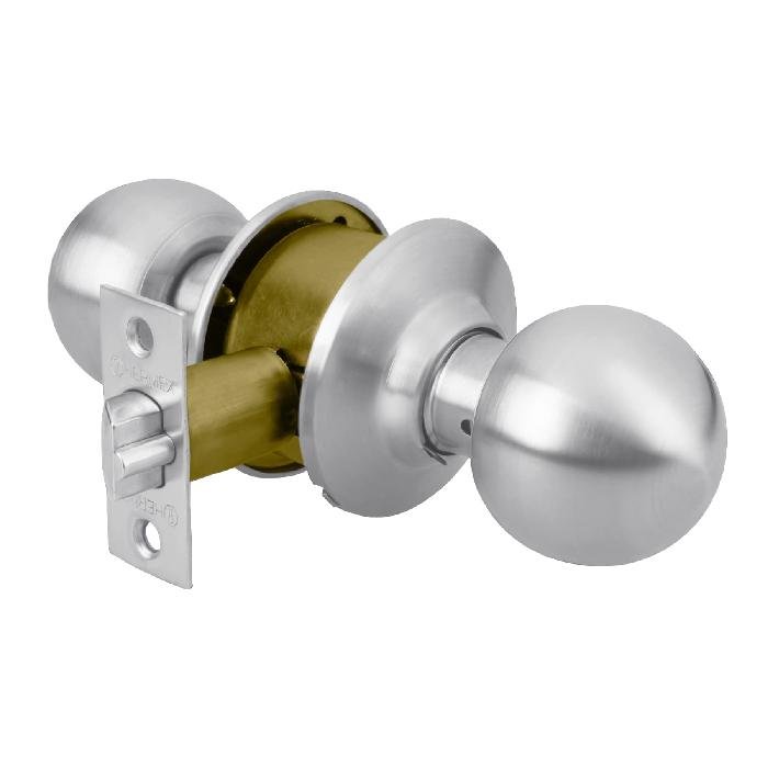 43463.jpg Cerradura tipo esfera para entrada, cromo mate, Hermex 43463 - Image 1