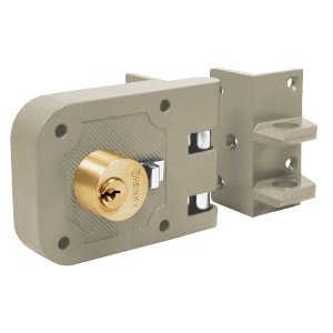 Cerradura sobreponer, puerta corrediza, clásica, derecha 43493