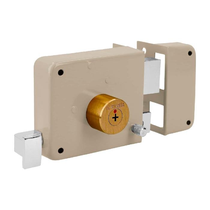 43528.jpg Cerradura sobreponer derecha clásica, llave tetra, caja 43528 - Image 1