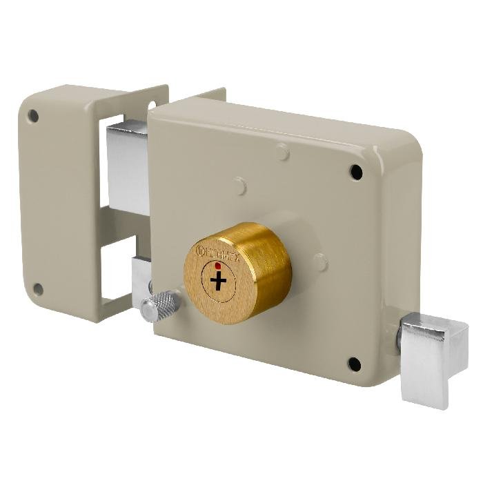 43577.jpg Cerradura sobreponer izq instala-fácil, llave tetra, caja 43577 - Image 1