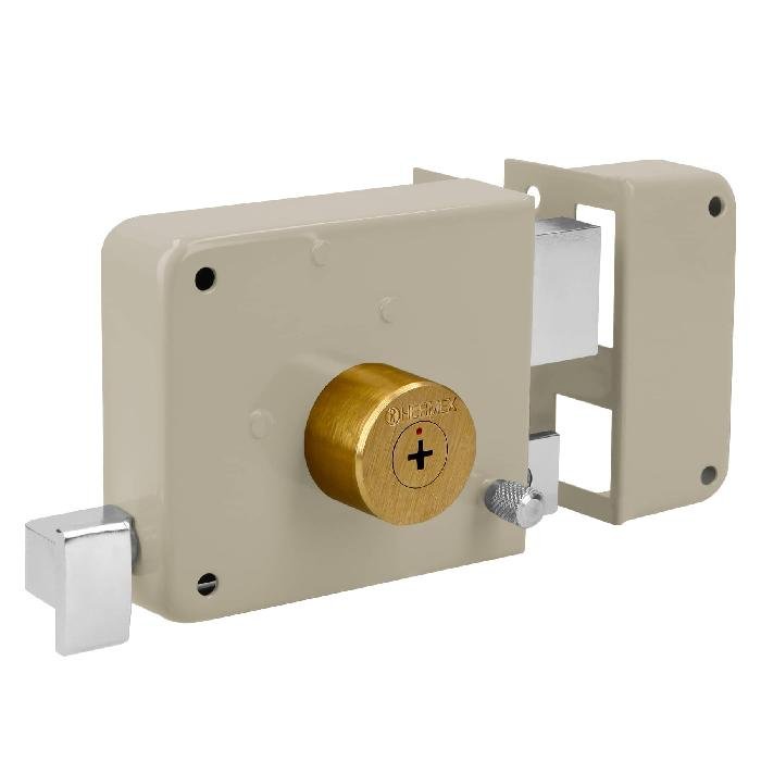 43587.jpg Cerradura sobreponer der instala-fácil, llave tetra, blíster 43587 - Image 1