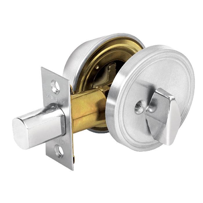 43601.jpg Cerrojo llave-mariposa cromo mate, llave de puntos, Hermex 43601 - Image 1