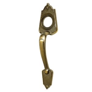 Chapetón metálico para puerta, acabado latón antiguo 43651