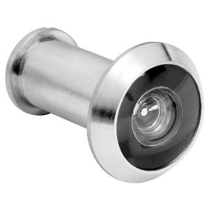 Mirilla de seguridad acabado cromo mate, Hermex 43674