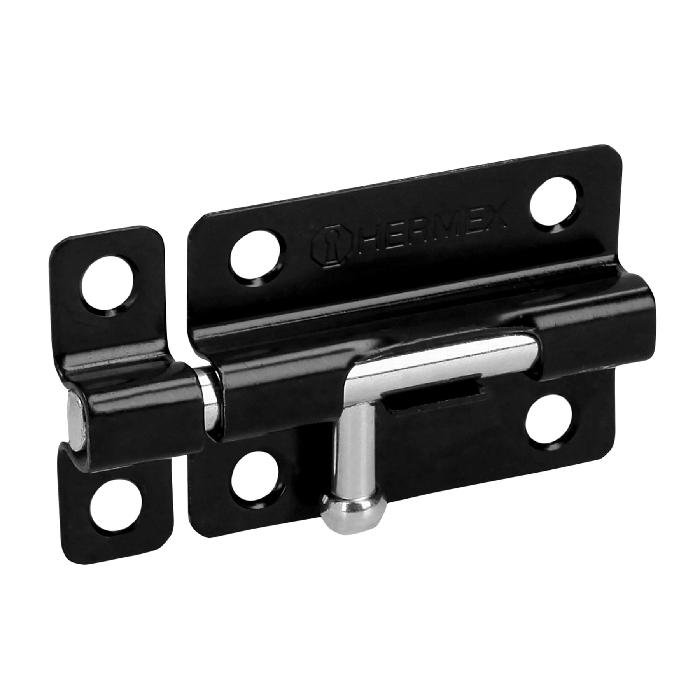 43694.jpg Pasador de barril 3' de acero acabado negro, Hermex 43694 - Image 1