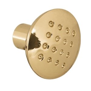 Perilla metálica estilo 'Contempo', latón brillante, HERMEX