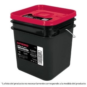 Metro de cadena galvanizada de 3/16', 65 m en cubeta, Fiero 44270