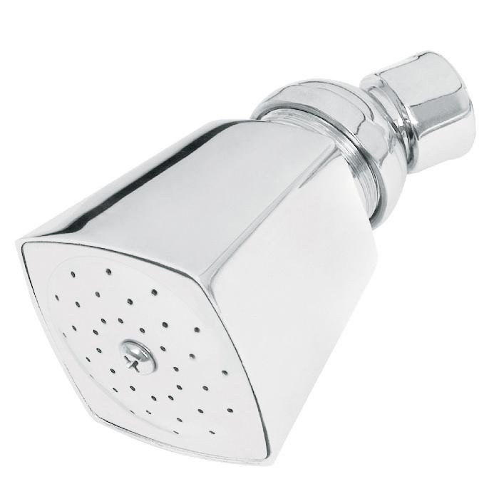 44494.jpg Regadera cuadrada metálica 2' sin brazo, Foset Aqua 44494 - Image 1