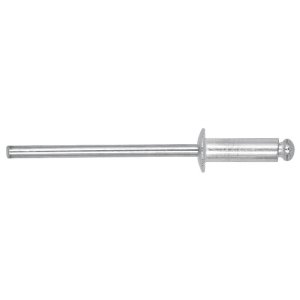 Bolsa con 50 remaches 1/8' x 1/4' de aluminio, ala 1/4' 44520