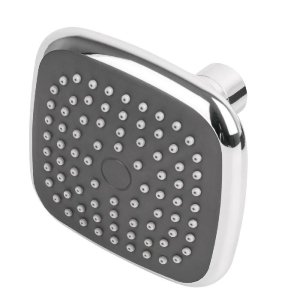 Regadera cuadrada de ABS 3-3/4' sin brazo, Foset Basic 45066