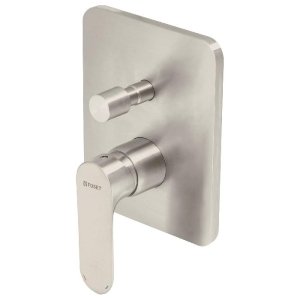 Monomando satín para regadera o tina con desviador, Foset 45185