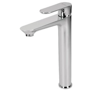 Monomando cromo cuello alto para lavabo, Foset Riviera 45191