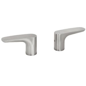 Juego de 2 manerales para lavabo, satin, Foset Riviera 45290