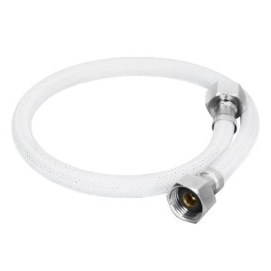 Manguera lavabo/fregadero, vinilo blanco, 1/2' x 1/2', 55 cm 45313