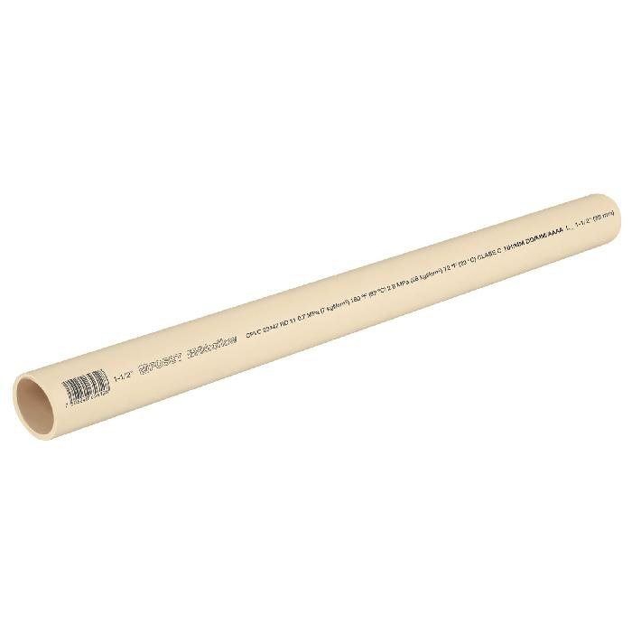 45561.jpg Tubo de 1-1/2' de CPVC hidráulico RD 11 de 3 m, Foset 45561 - Image 1