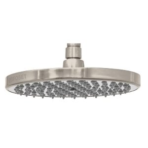 Regadera satín 8' plato redondo, sin brazo, Foset Element 45583