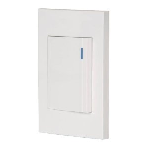 Placa armada 1 interruptor, 3 módulos, Española, blanco 45593
