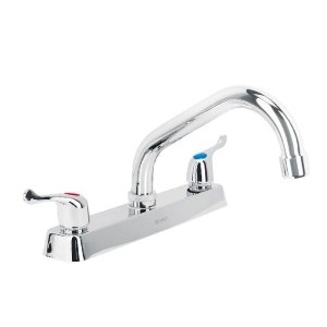 Mezcladora 8' p/fregadero, cuello corto, manerales palanca 45609