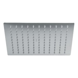 ReRegadera cromo 10' plato cuadrado delgado sin brazo, Rivie 45781