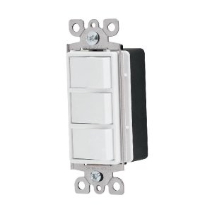 Interruptor triple, línea Classic, Volteck 46007