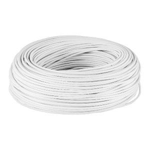 Rollo de 100 m de cable THHW-LS 14 AWG blanco, Volteck 46057