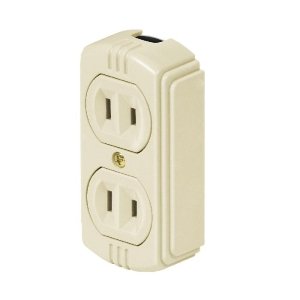 Contacto de sobreponer dúplex sin tierra, Volteck 46106