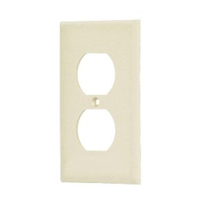 Placa de ABS dúplex, Standard, marfil, Volteck 46406