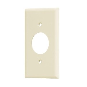 Placa de ABS para contacto redondo, Standard, marfil 46412