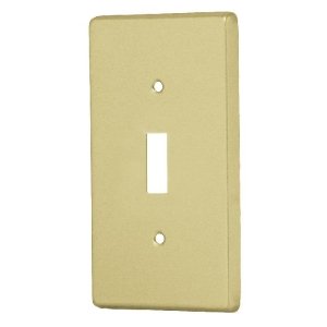 Placa para interruptor vertical, de aluminio, línea Standard 46417