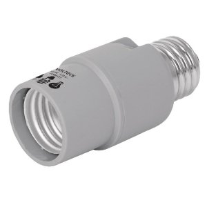 Portalámpara con sensor de luz, Volteck 46534