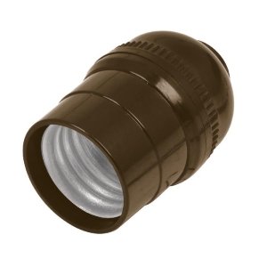 Portalámpara de policarbonato, sencillo, Volteck 46542