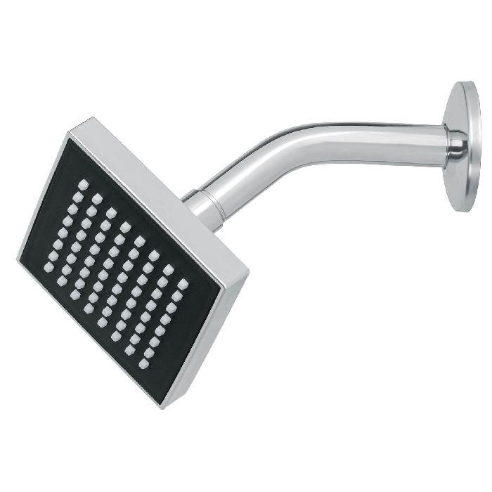 46732.jpg Regadera cuadrada ABS 4' acabado cromo con brazo, Foset 46732 - Image 1