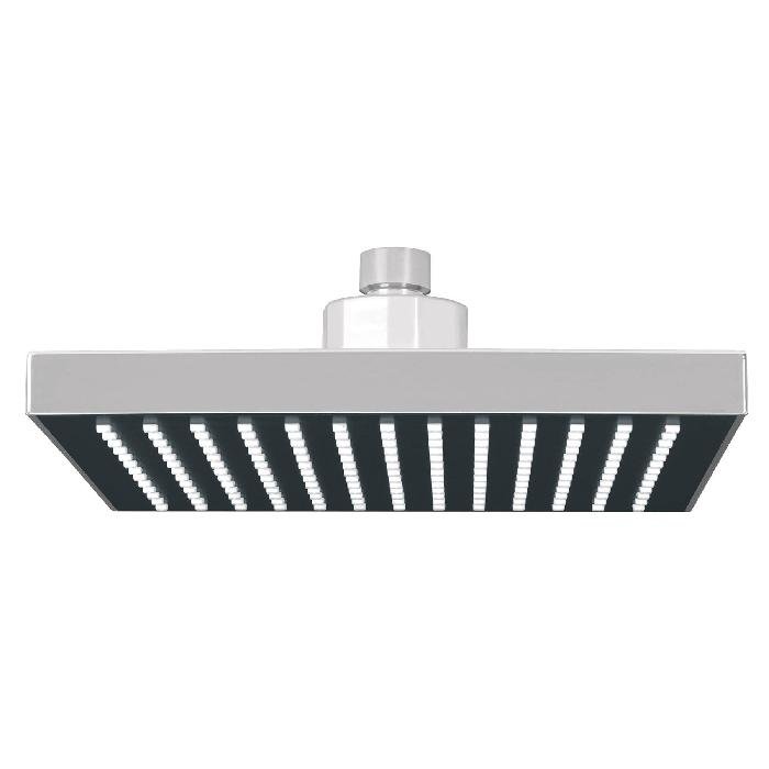 46737.jpg Regadera cuadrada ABS 8' acabado cromo sin brazo, Foset 46737 - Image 1