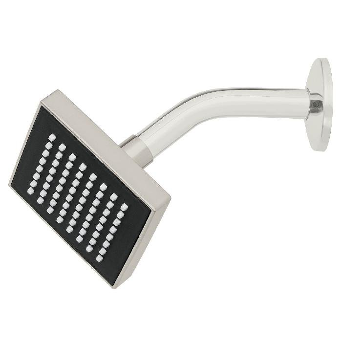 46738.jpg Regadera cuadrada ABS 4' acabado satín con brazo, Foset 46738 - Image 1