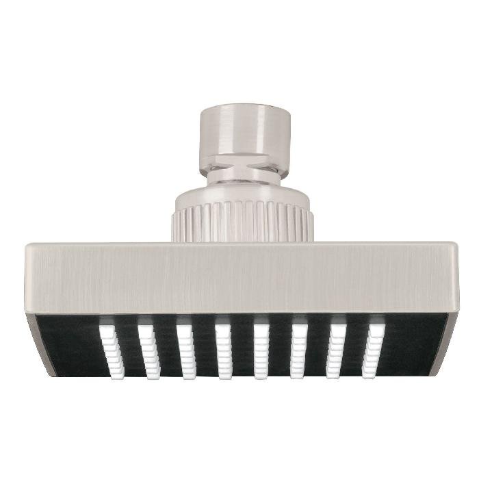 46739.jpg Regadera cuadrada ABS 4' acabado satín sin brazo, Foset 46739 - Image 1