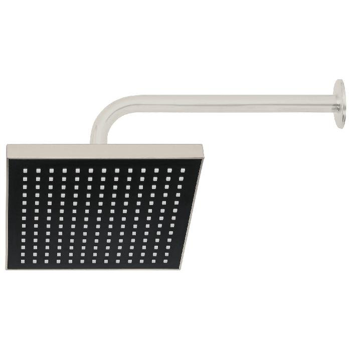 46742.jpg Regadera cuadrada ABS 8' acabado satín con brazo, Foset 46742 - Image 1