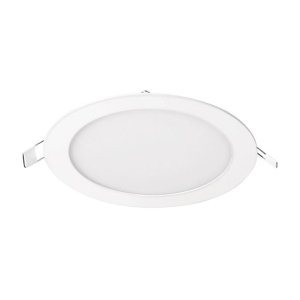 Luminario ultra delgado LED 12 W empotrar redondo luz cálida 47410