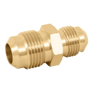 Niple unión de latón de 3/8' X 1/2', Foset 47439