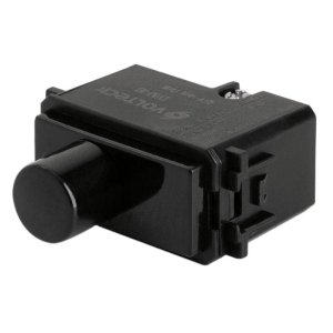 Dimmer giratorio, línea Italiana, color negro, Volteck 47612