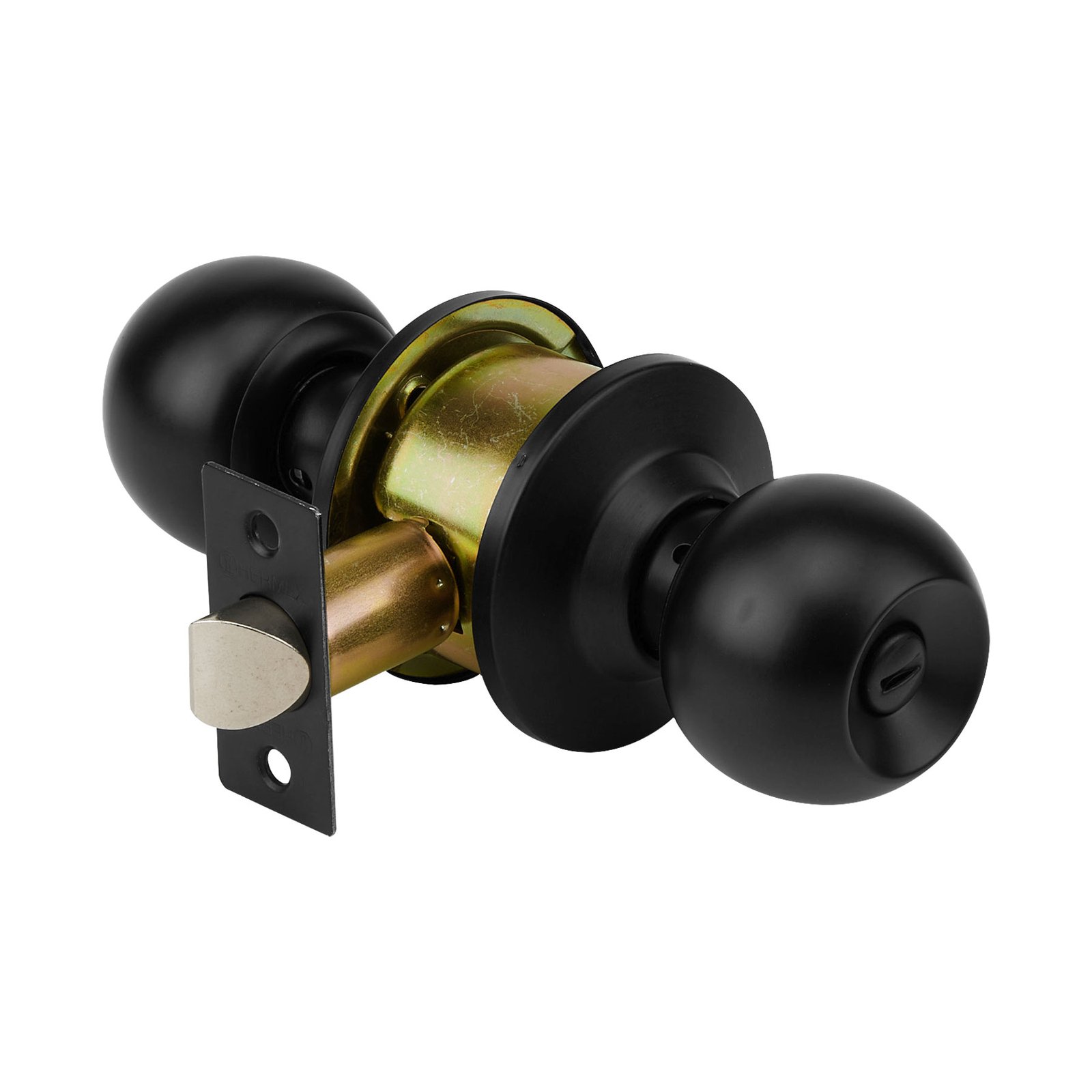 47911.jpg Cerradura pomo, negro, esfera, baño, Hermex 47911 - Image 1