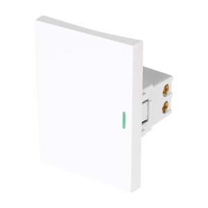 Interruptor de 3 vías blanco de 3 módulos, línea Lisboa 47945